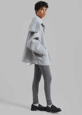 Denton Oversized Hoodie Grey - Women