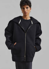 Denton Oversized Hoodie Black - Women