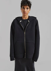 Denton Oversized Hoodie Black - Women