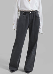 Hayla Denim Pants Grey Wash - Women