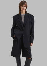 Wilma Blazer Black Pinstripe - Women