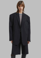 Wilma Blazer Black Pinstripe - Women
