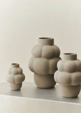 Louise Roe Ceramic Balloon Vase 04 Petit Sanded Grey - Lifestyle