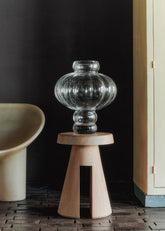 Louise Roe Glass Balloon Vase 02 Clear - Lifestyle
