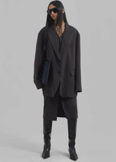 Brooklyn Blazer Charcoal - Women