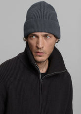 Amo Wool Beanie Grey Melange - Men