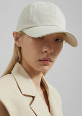 Frankie Baseball Cap Ivory - Women