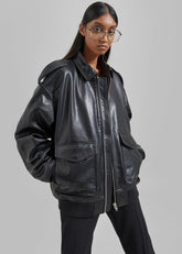 Viper Leather Jacket Black - Men/Women