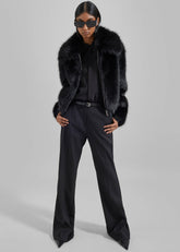 Hope Faux Fur Jacket Black - Women