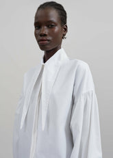 Klara Long Collar Shirt White - Women
