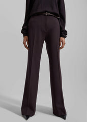 Jessie Leather Belt Plum - Women