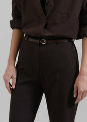 Lyra Flared Pants Brown - Women
