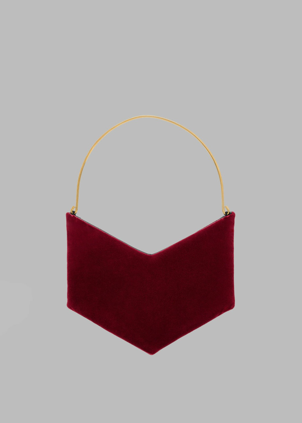 Bevza Grain Clutch Burgundy - Women