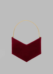 Bevza Grain Clutch Burgundy - Women
