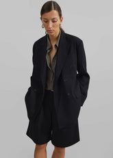 Sava Double Breasted Blazer Black - Women