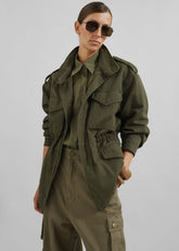 Merano Cargo Jacket Khaki - Women