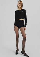 Alissa Knit Briefs Black - Women