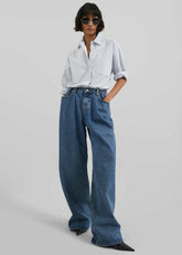 Hayla Denim Pants Medium Wash - Women
