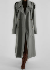Pelly Trench Sage - Women