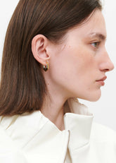 Bevza Small Honeycomb Hoops Gold/Silver - Women