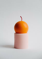 Taith Lulu Candle Orange/Pink - Lifestyle