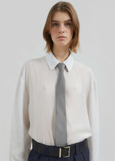 Lene Tie Light Grey - Women