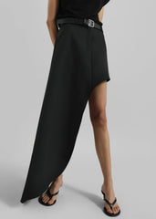 Coperni One-Leg Tailored Skirt Black - Women