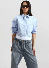 Darkpark Jane Elastic Waist Denim San Fran Blue - Women
