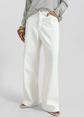 Simo Straight Jeans White - Women