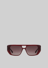 Karen Wazen x TFS Frankie Sunglasses Burgundy - Women