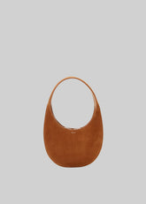 Coperni Suede Double Gusset Swipe Bag Brown - Women