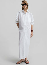 Helena Shirt Dress White - Women