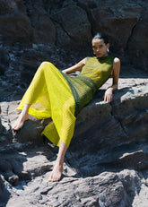 Annecy Lace Dress Yellow - Women
