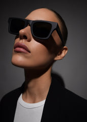 Karen Wazen Harper Sunglasses Matte Black - Women