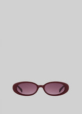 Karen Wazen Olivia Sunglasses Burgundy - Women
