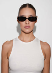 Karen Wazen Olivia Sunglasses Black - Women