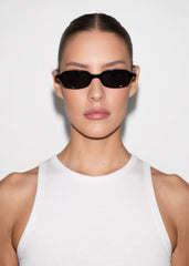 Karen Wazen Carolyn Sunglasses Black - Women