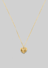 Completedworks Small Heart Locket Necklace Gold - Women