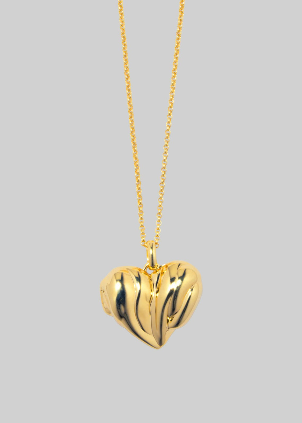 Completedworks Heart Locket Pendant Necklace Gold - Women
