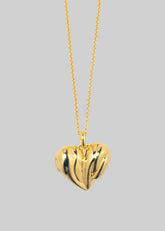 Completedworks Heart Locket Pendant Necklace Gold - Women