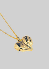 Completedworks Heart Locket Pendant Necklace Gold - Women