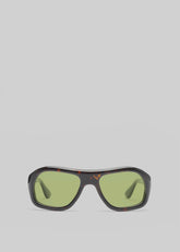 Port Tanger Gray Sunglasses Myrrh Acetate/Olive Lens - Men/Women