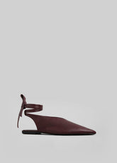 A.Emery The Maude Flats Mulberry Embossed Lizard - Women