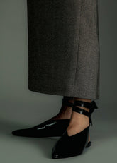 A.Emery The Maude Flats Patent Black - Women
