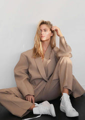 Bea Blazer Latte - Women