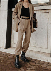 Bea Suit Pants Latte - Women
