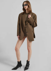 Bea Blazer Chocolate - Women