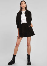 Lui Organic Cotton Boxer Short Black - Women