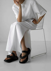 Lou Oversized Tee Dress Optic White - Women