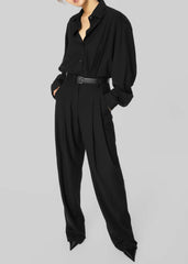 Gelso Pleated Trousers Black - Women